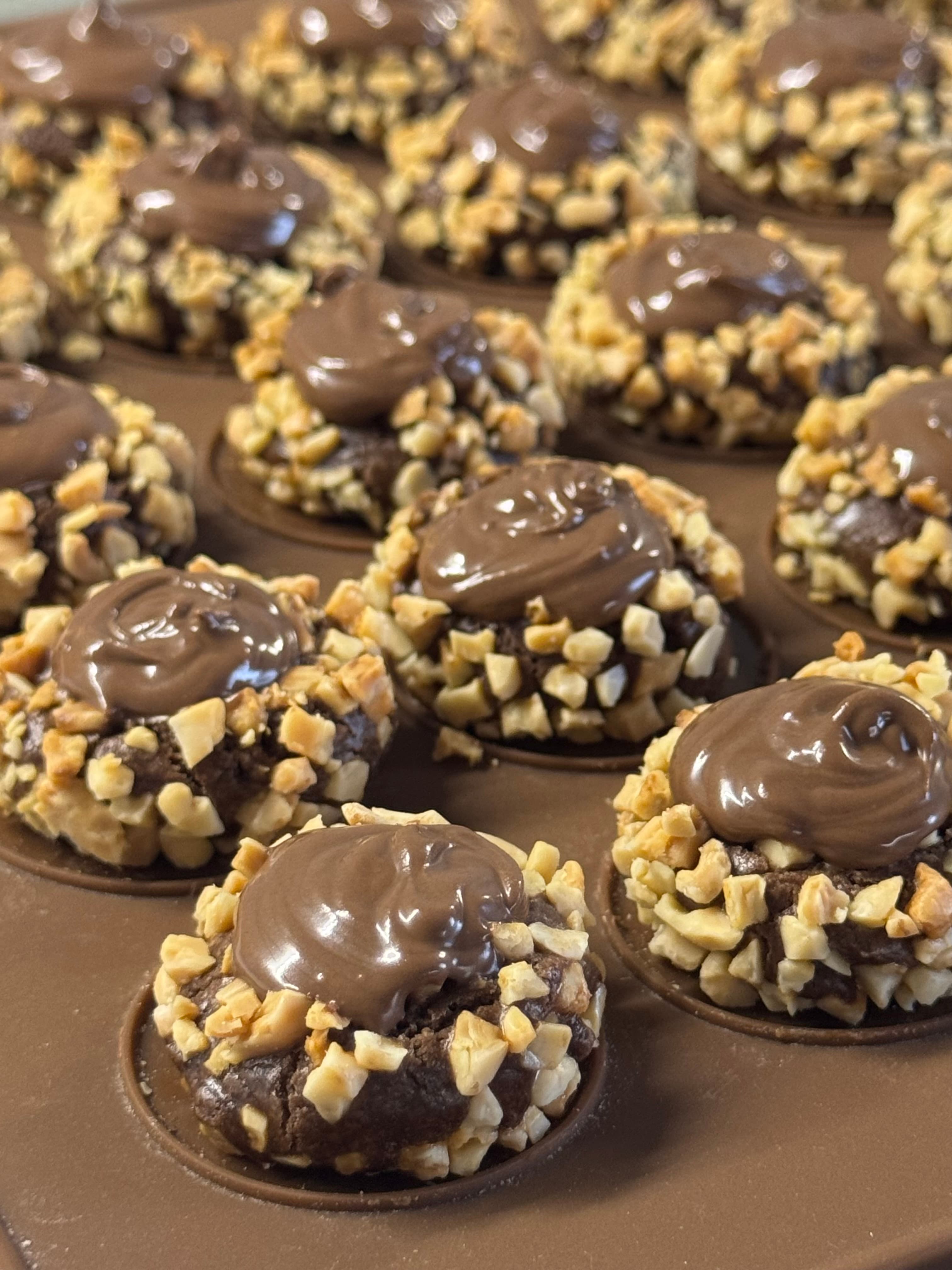 Hazelnut Button Cookies