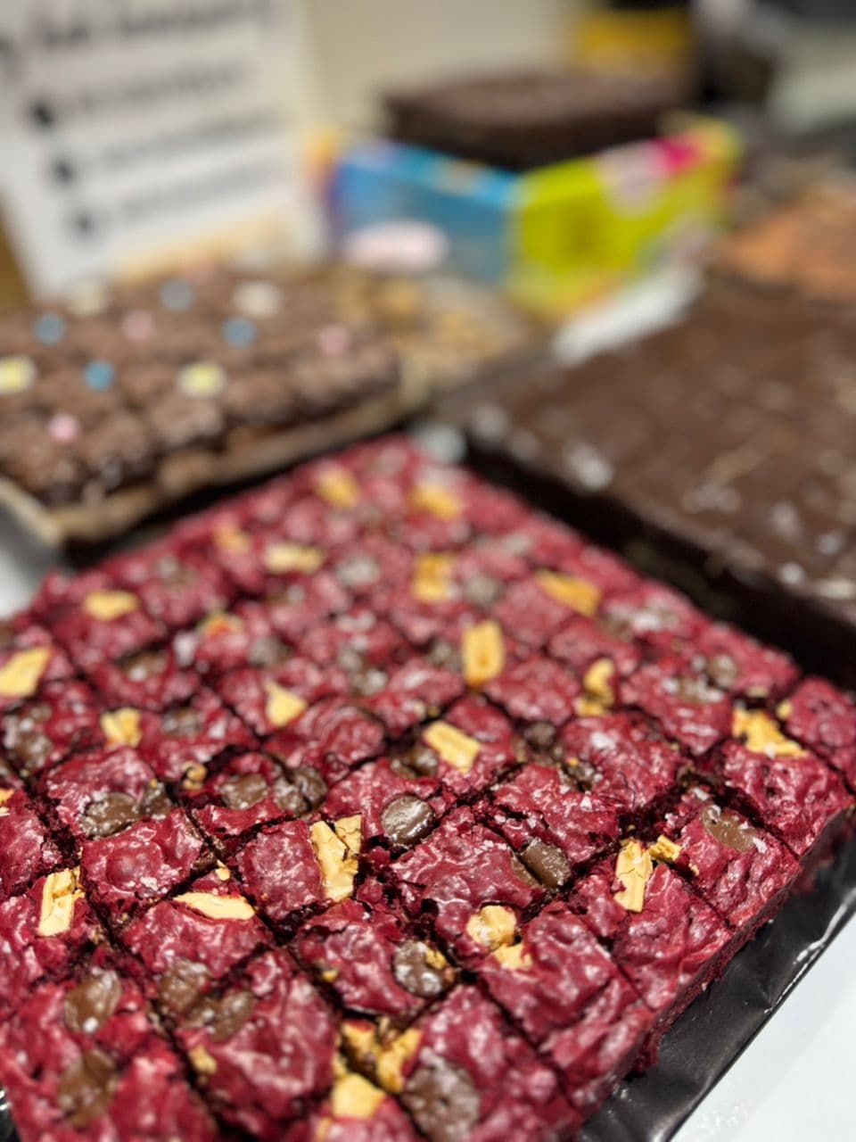 Red Velvet Meiji Brownies