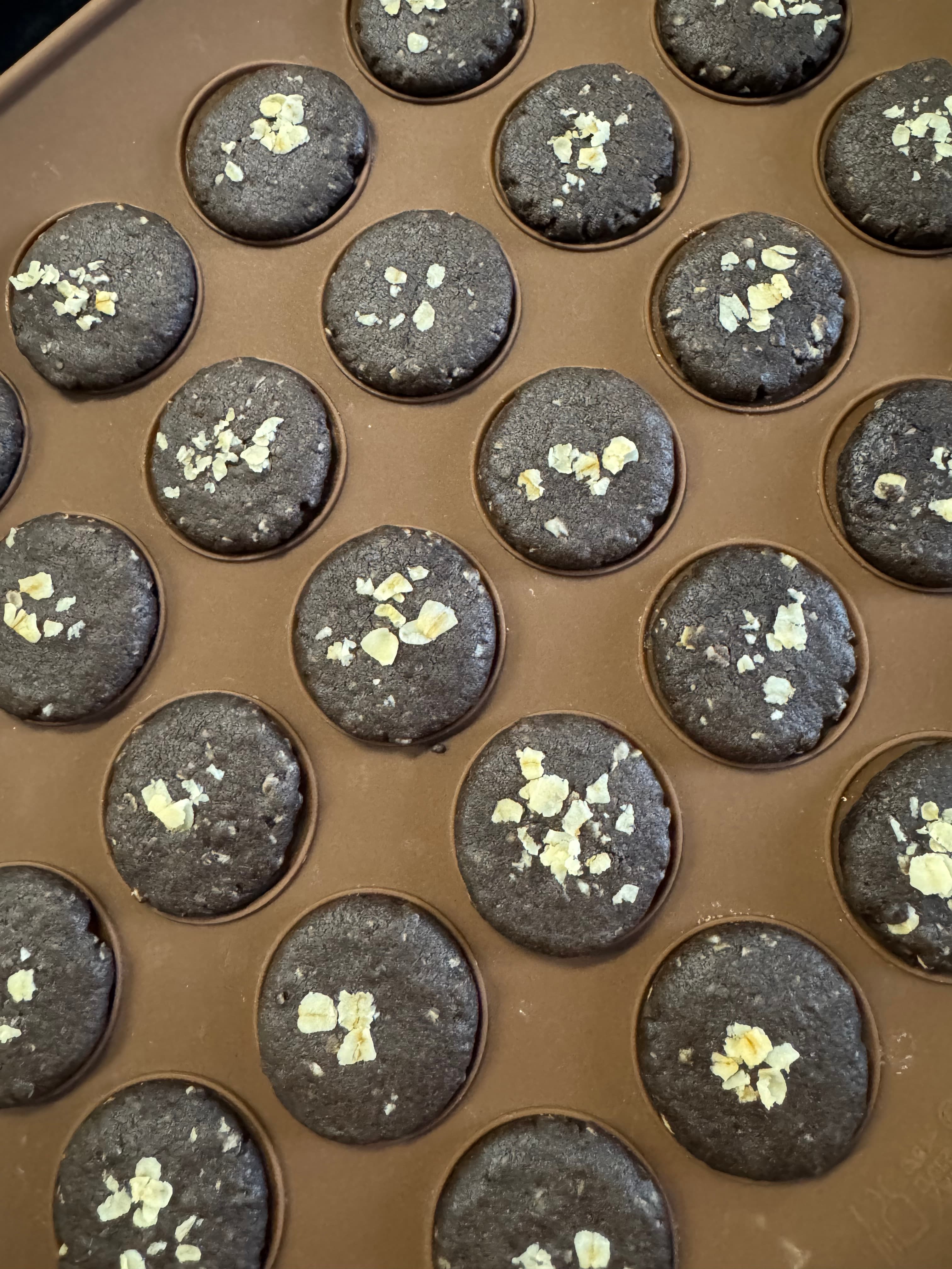 Dark Chocolate Oat Cookies